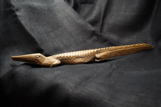 Zimbabwe Crocodile sculpture L 73.3