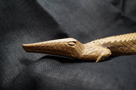 Zimbabwe Crocodile sculpture L 73.3