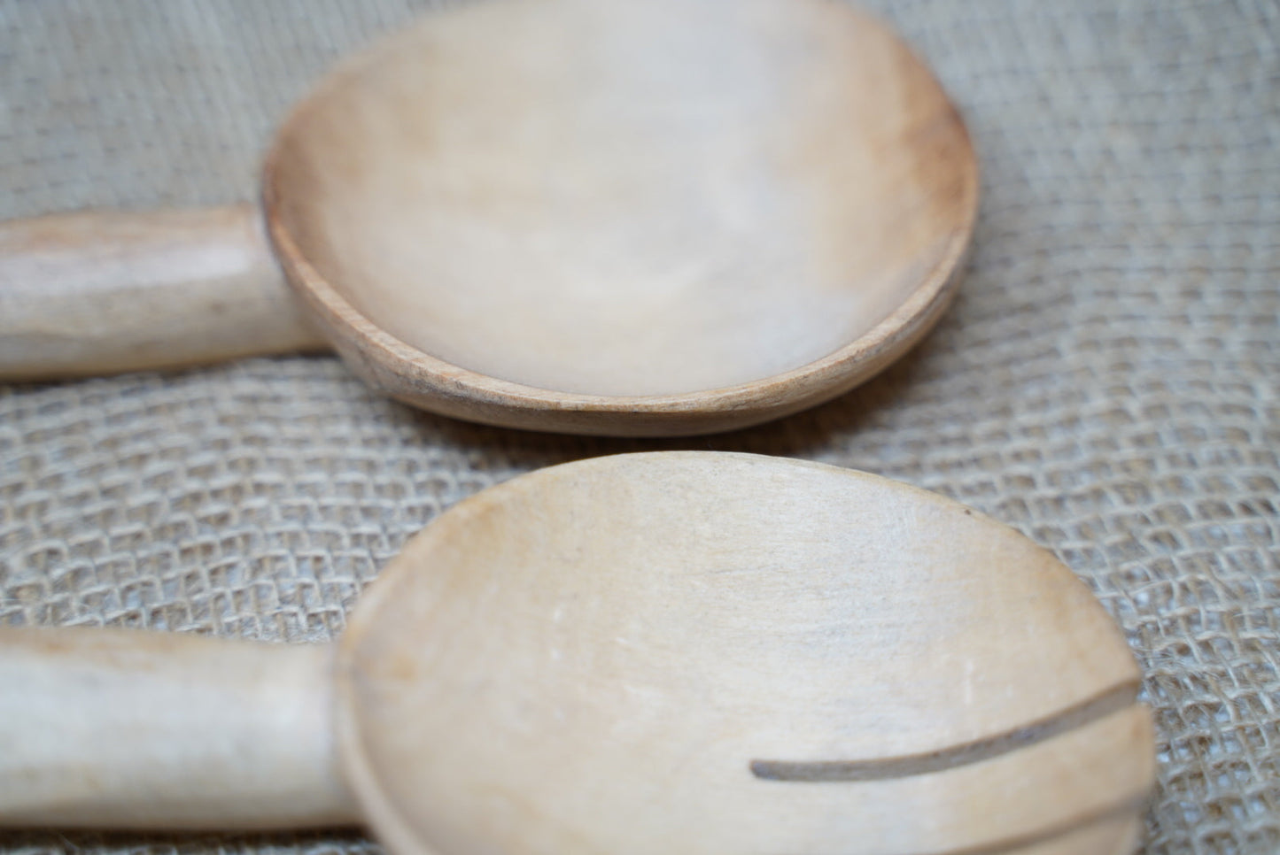 Kenya Salad Servers with Bone Inlay 58