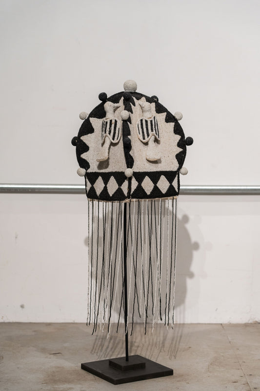 Yoruba Royal Crown Black & White