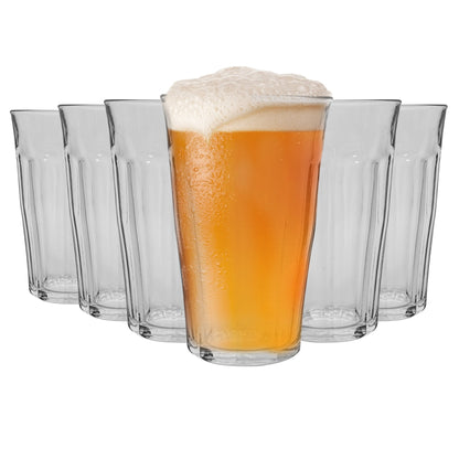 500ml Picardie Beer Glasses - Pack of Six