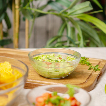 10.5cm Clear Lys Glass Nesting Mixing Bowl