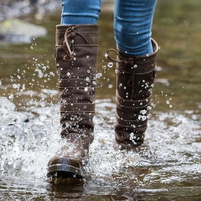 Dakota Waterproof Country Boots - Brown - Standard Calf and Wide Calf