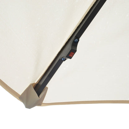 Umbrella Parasol W/Solar Powered LED strips