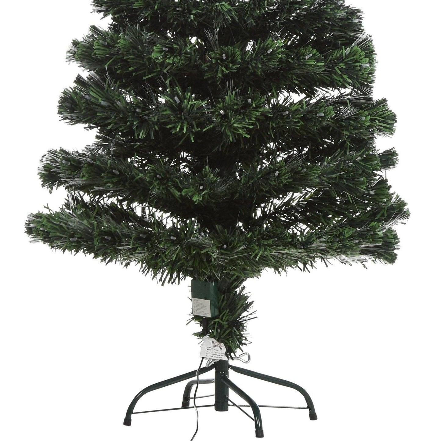 5FT Pre-Lit Fiber Optic Christmas Tree with Star Tree Topper
