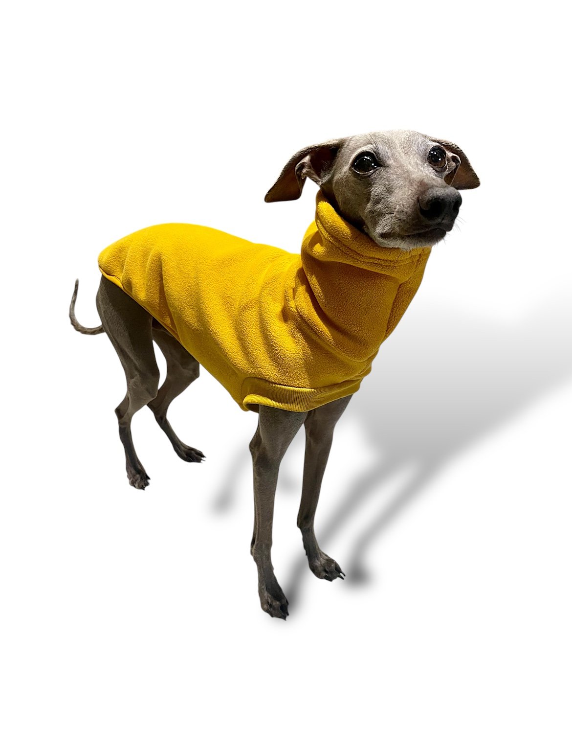 Open-Leg Fleece Vest - Yellow