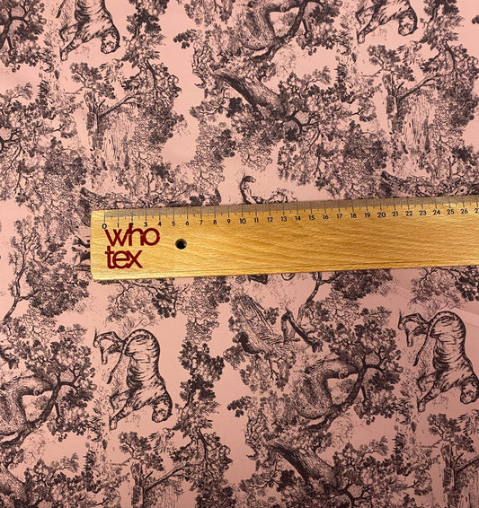 Camel Wild Forest Pattern Fabric