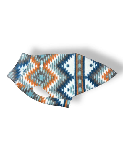 Fleece Vest - Aztec Geometric