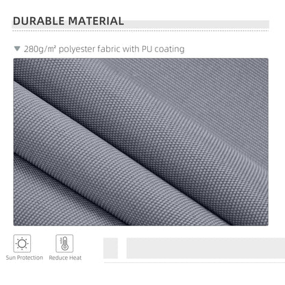 Manual Retractable Awning Size 4M X3M-Grey
