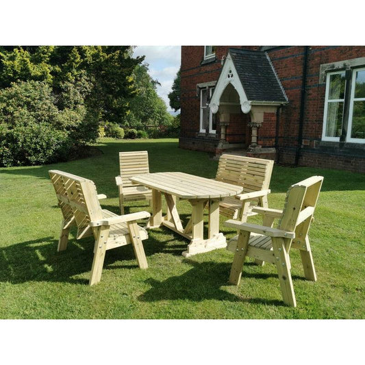 Ergo Garden Patio Dining Set by Croft - 6 Seat