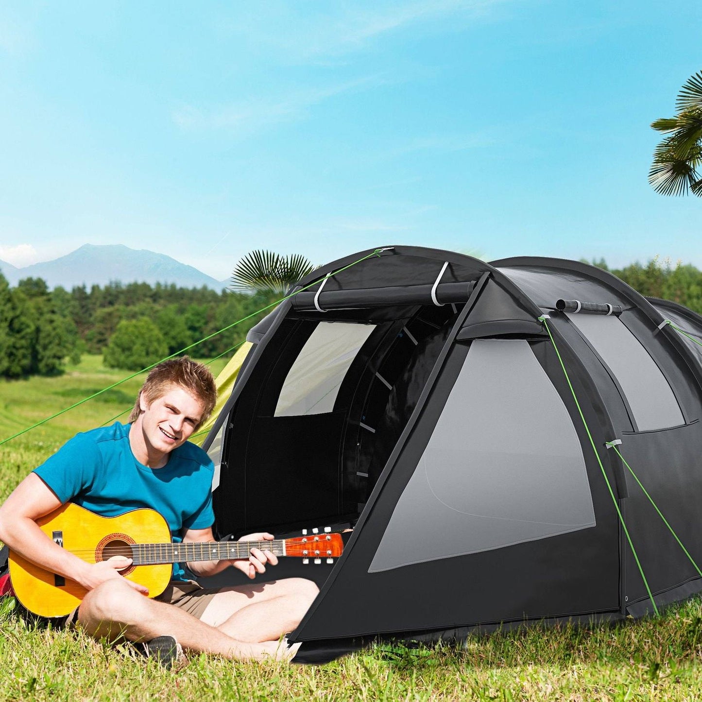 3-4 Man Tunnel Tent