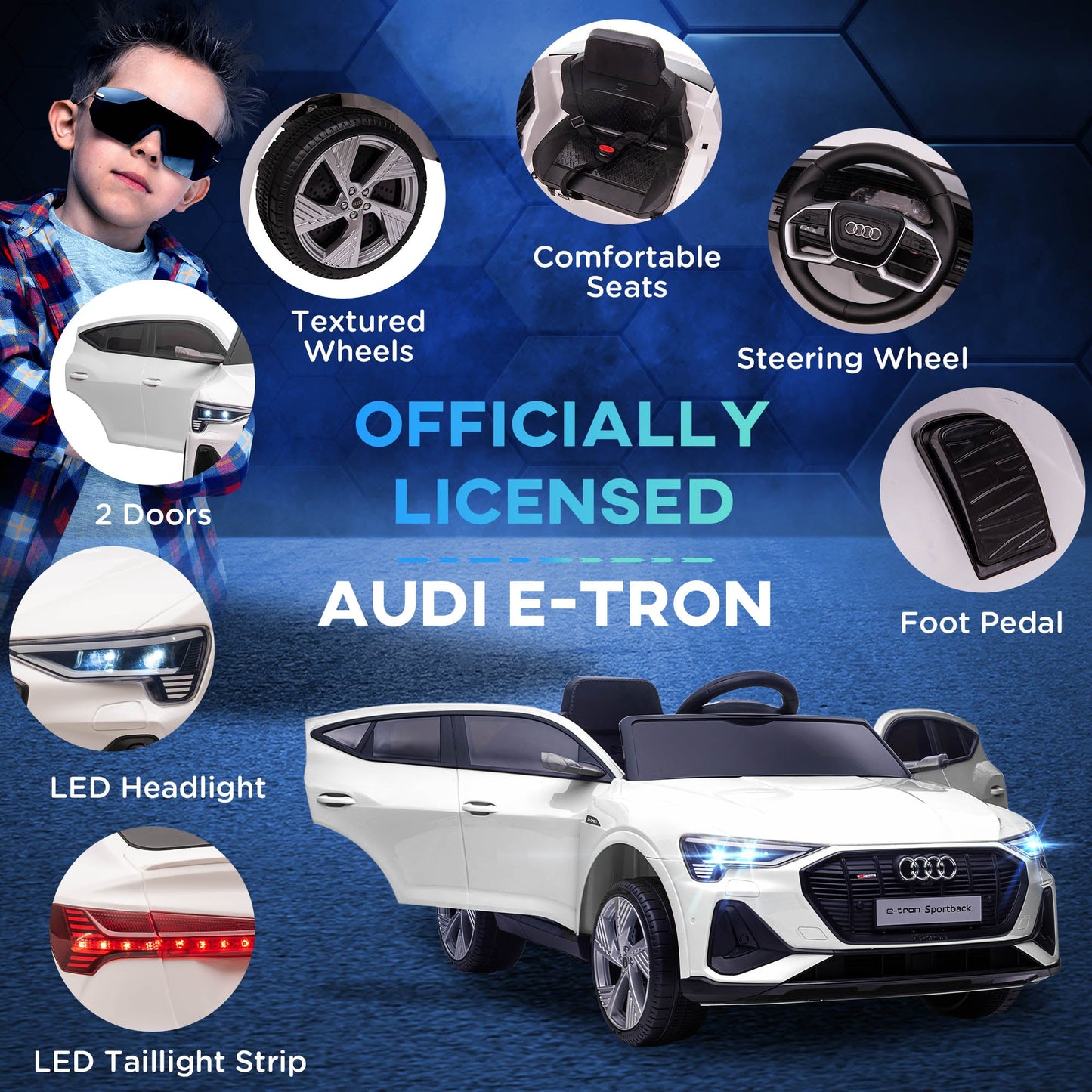 12V Kids Electric Ride-On Car