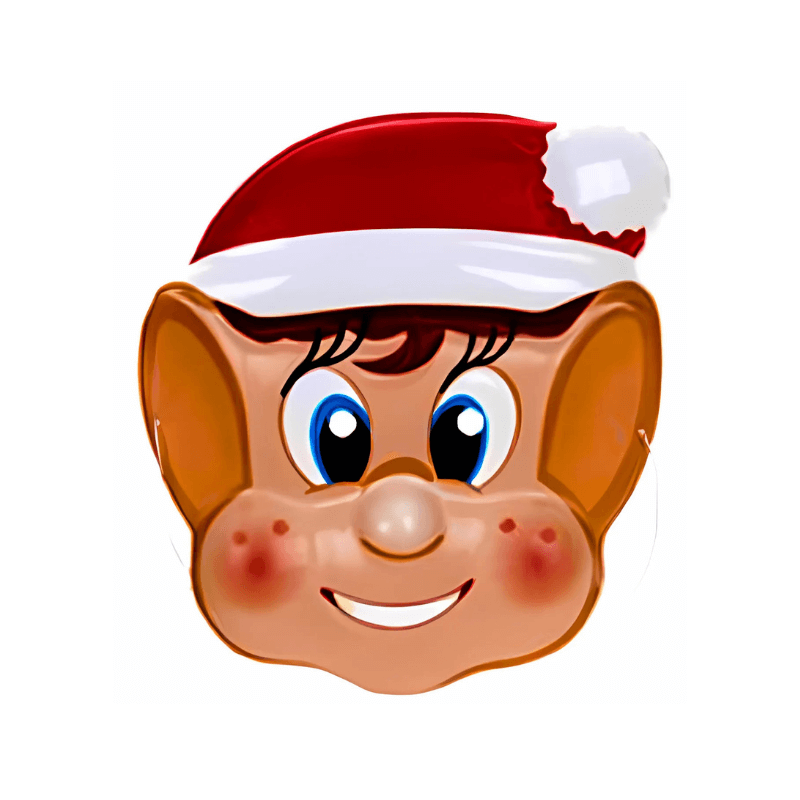 Elf Christmas Face Mask