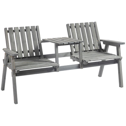 2 Seater Garden Bench Antique Loveseat for Yard