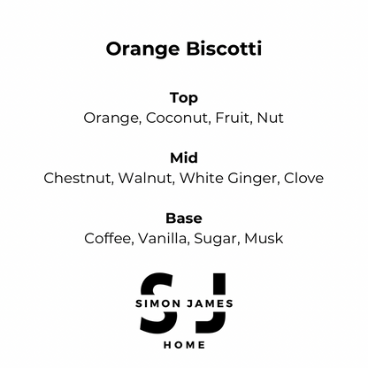 Orange Biscotti Handmade Soy Wax Candle