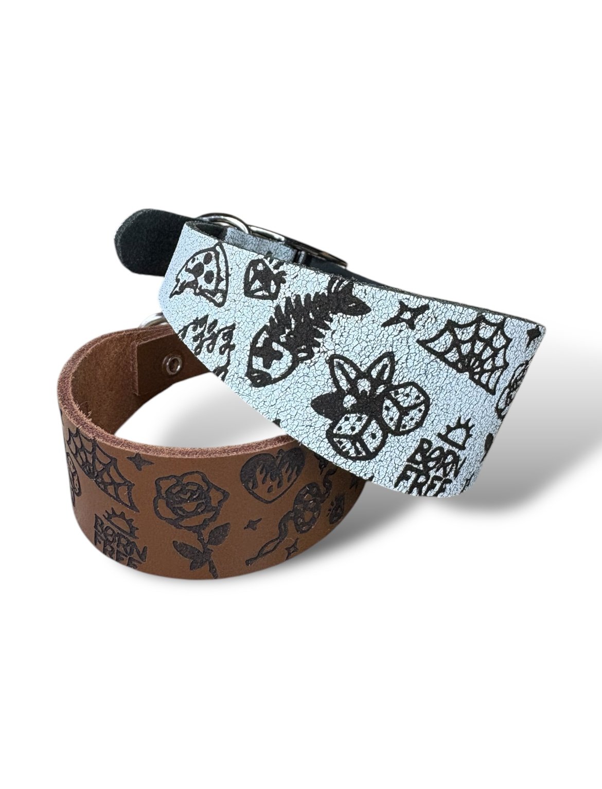 Leather Collar - Tattoo Flash