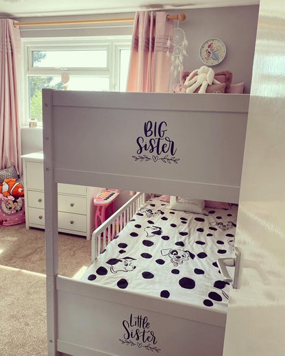 Little Sister OR Big Sister Baby Sticker