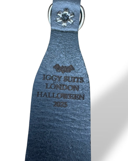 Leather Collar - HALLOWEEN - Ghosties