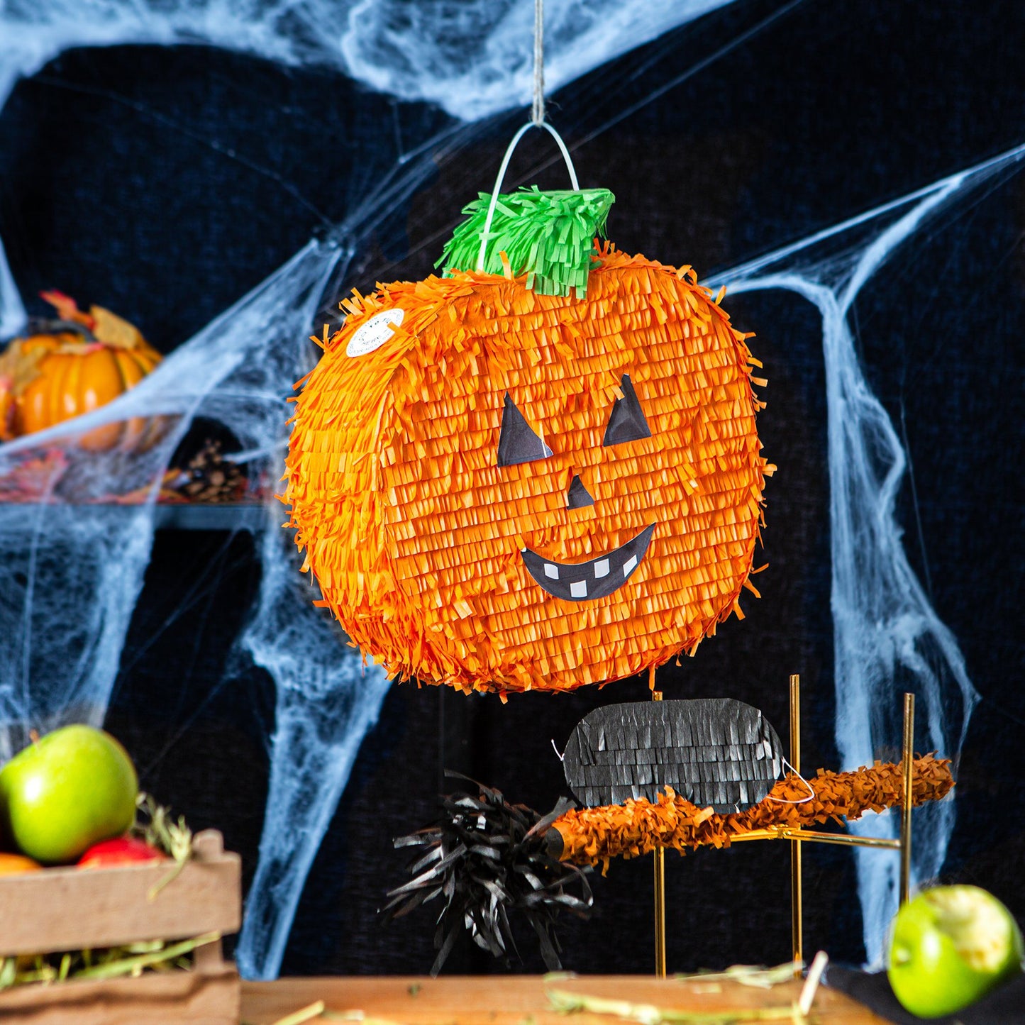 Halloween Large Pumpkin Pinata Party Set