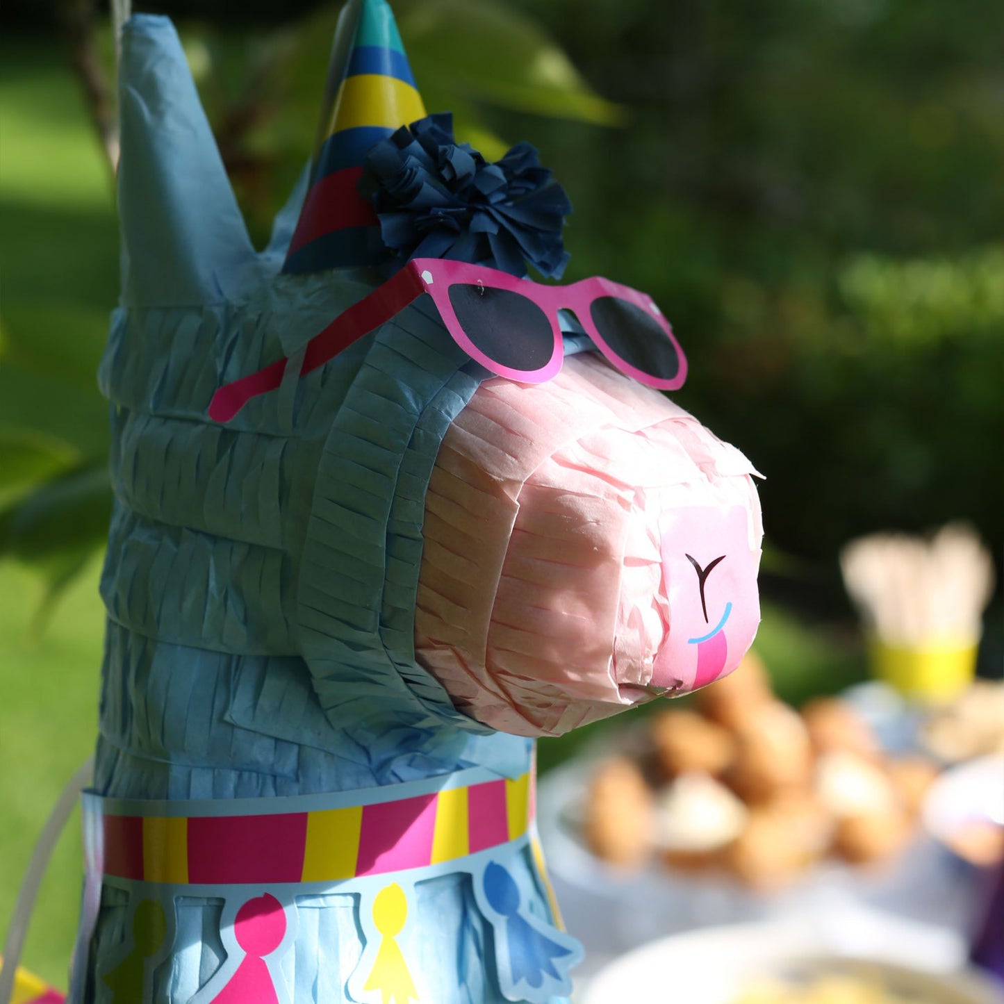 3pc Large Llama Pinata Set with Stick & Blindfold
