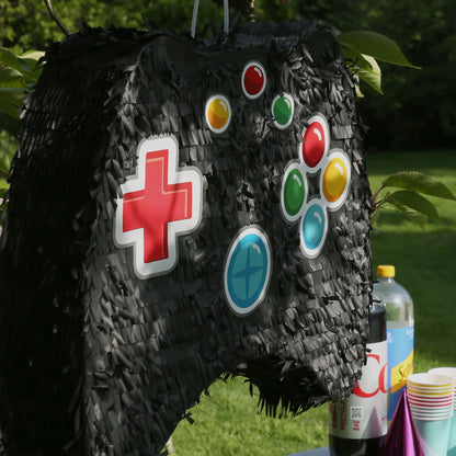 3pc Game Controller Large Pinata Set with Stick & Blindfold