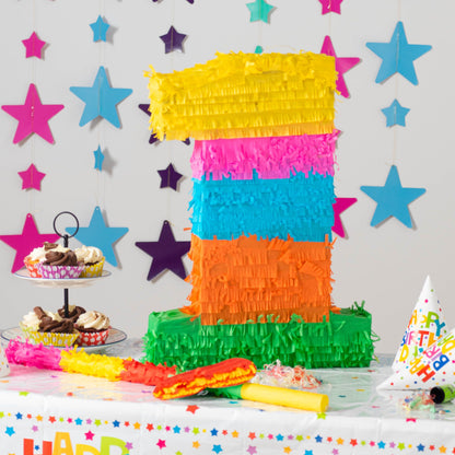 Large Number 1 Pinata Party Set
