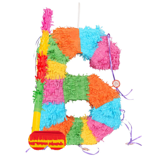 Large Number 6 Pinata Party Set