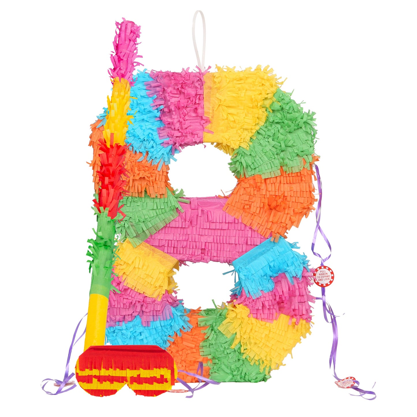 Large Number 8 Pinata Party Set