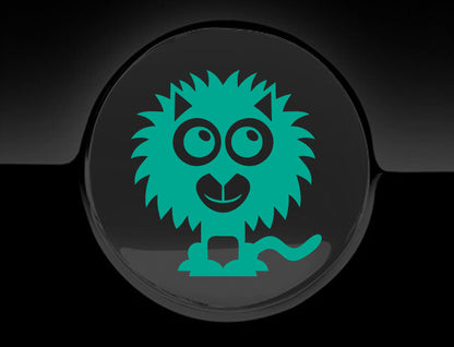Adorable Lion Fuel Cap Car Sticker