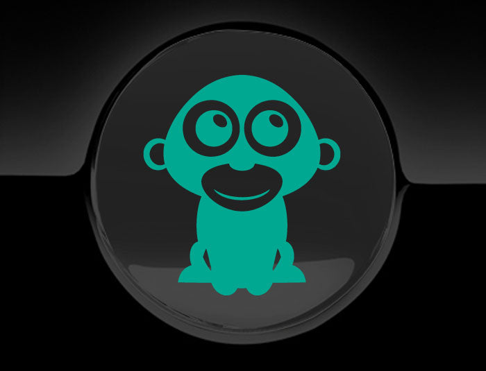 Adorable Gorilla Fuel Cap Car Sticker