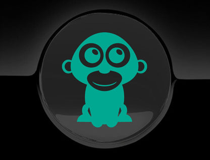 Adorable Gorilla Fuel Cap Car Sticker