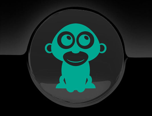 Adorable Gorilla Fuel Cap Car Sticker
