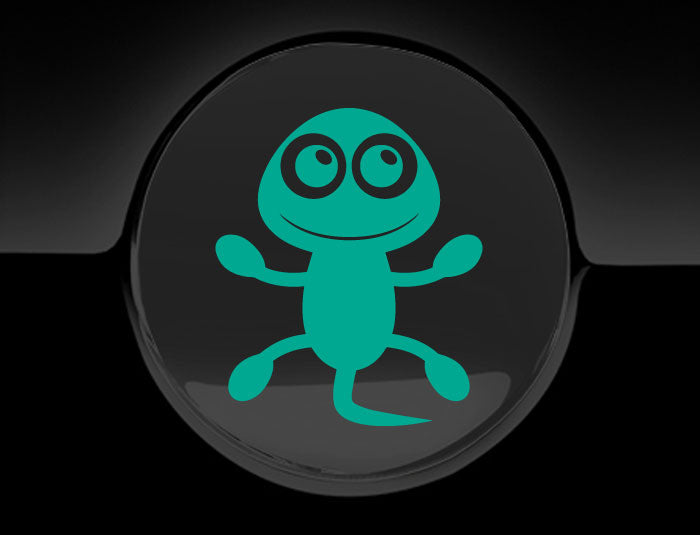 Adorable Lizard Fuel Cap Car Sticker