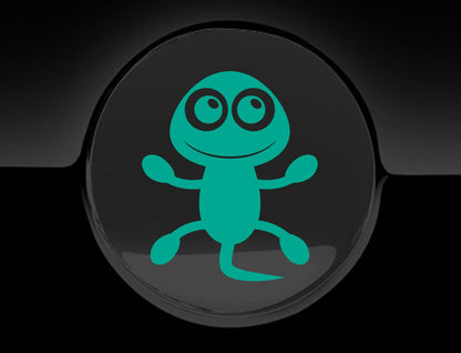 Adorable Lizard Fuel Cap Car Sticker