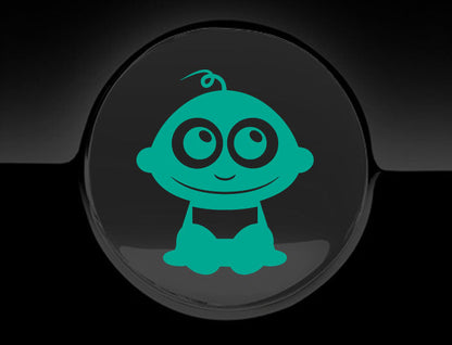 Adorable Baby Fuel Cap Car Sticker