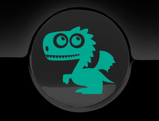 Adorable Dragon Fuel Cap Car Sticker