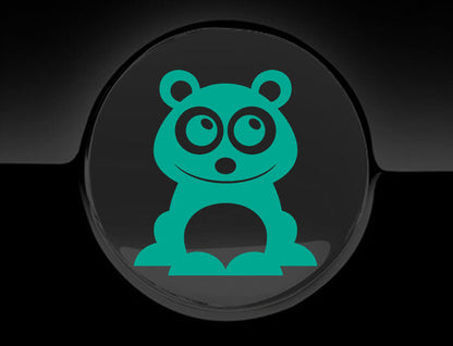 Adorable Panda Fuel Cap Car Sticker
