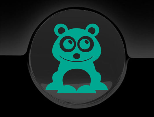 Adorable Panda Fuel Cap Car Sticker