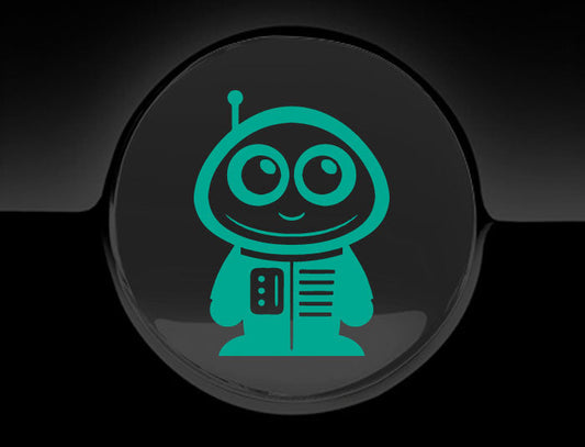 Adorable Astronaut Fuel Cap Car Sticker