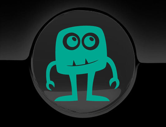Adorable Monster Fuel Cap Car Sticker