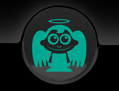 Adorable Angel Fuel Cap Car Sticker