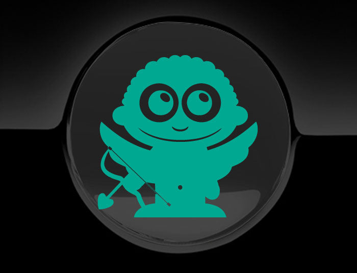 Adorable Cupid Fuel Cap Car Sticker