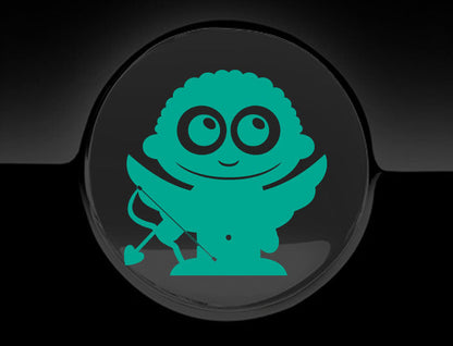 Adorable Cupid Fuel Cap Car Sticker