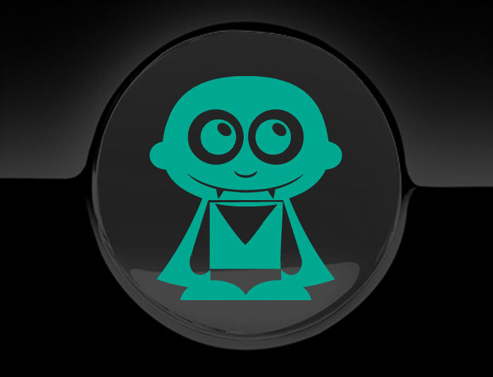 Adorable Vampire Fuel Cap Car Sticker