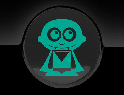 Adorable Vampire Fuel Cap Car Sticker