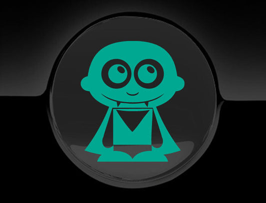 Adorable Vampire Fuel Cap Car Sticker