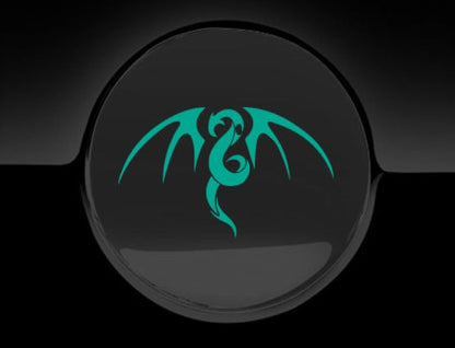 Tribal Dragon Fuel Cap Cover Car Sticker