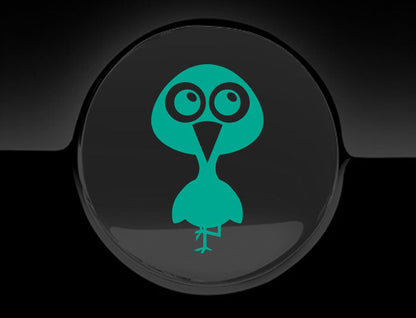 Adorable Flamingo Fuel Cap Car Sticker