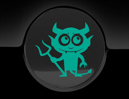 Adorable Devil Fuel Cap Car Sticker