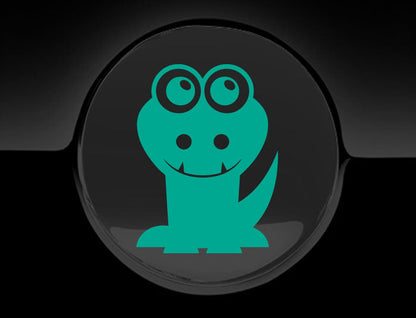 Adorable Crocodile Fuel Cap Car Sticker